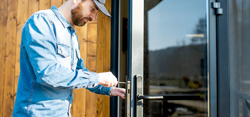 Frameless Glass Storefront Door Locks Replacement in Temecula, CA